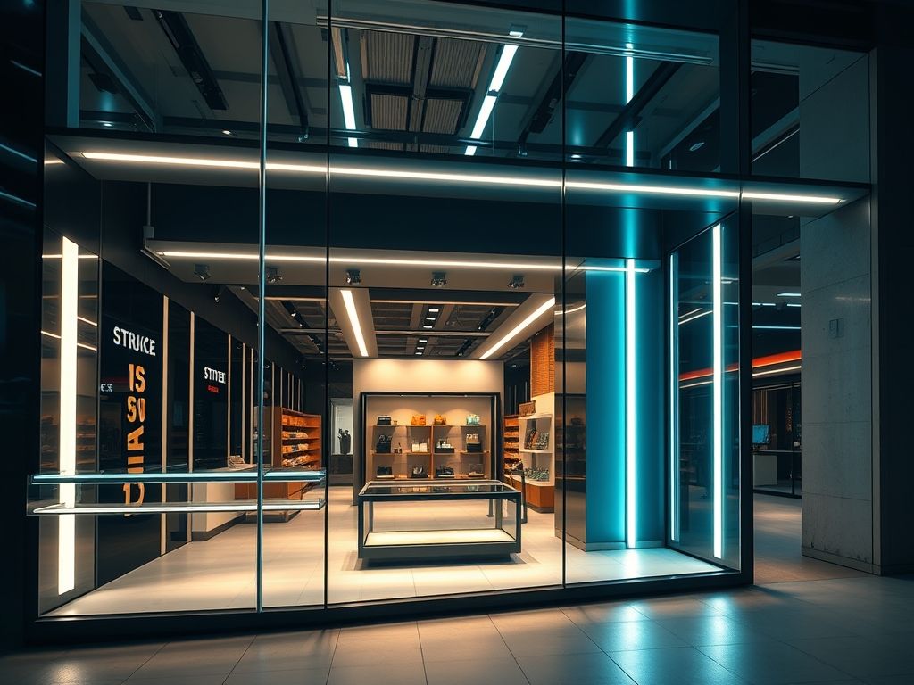 Como usar LED em iluminação de vitrines