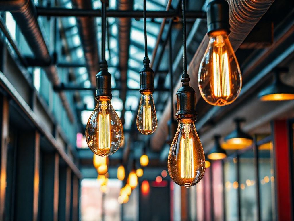 Como usar luminárias industriais com toque artesanal