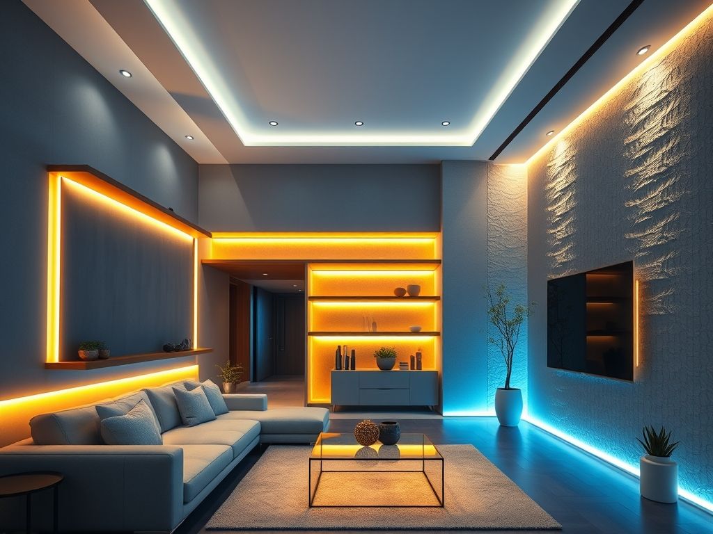 Como usar luminárias sem fios com fitas de LED