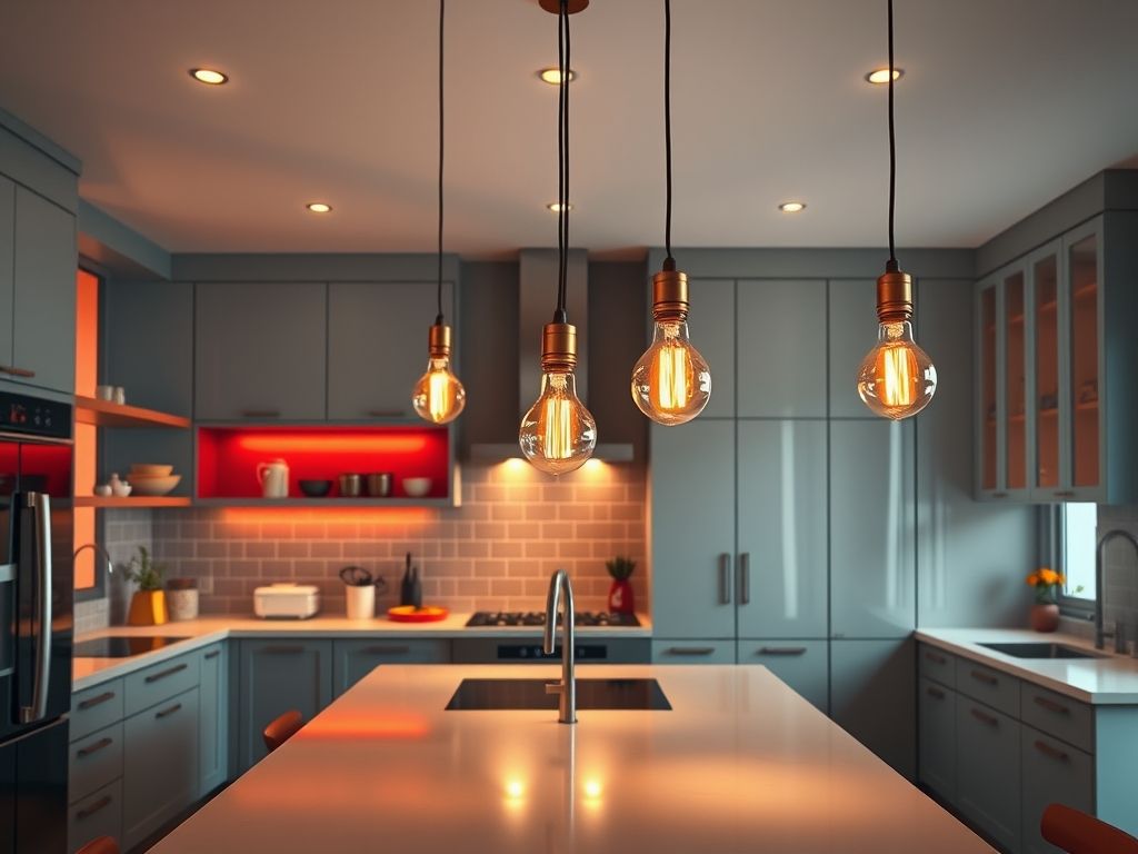 Como usar luminárias vintage em cozinhas planejadas