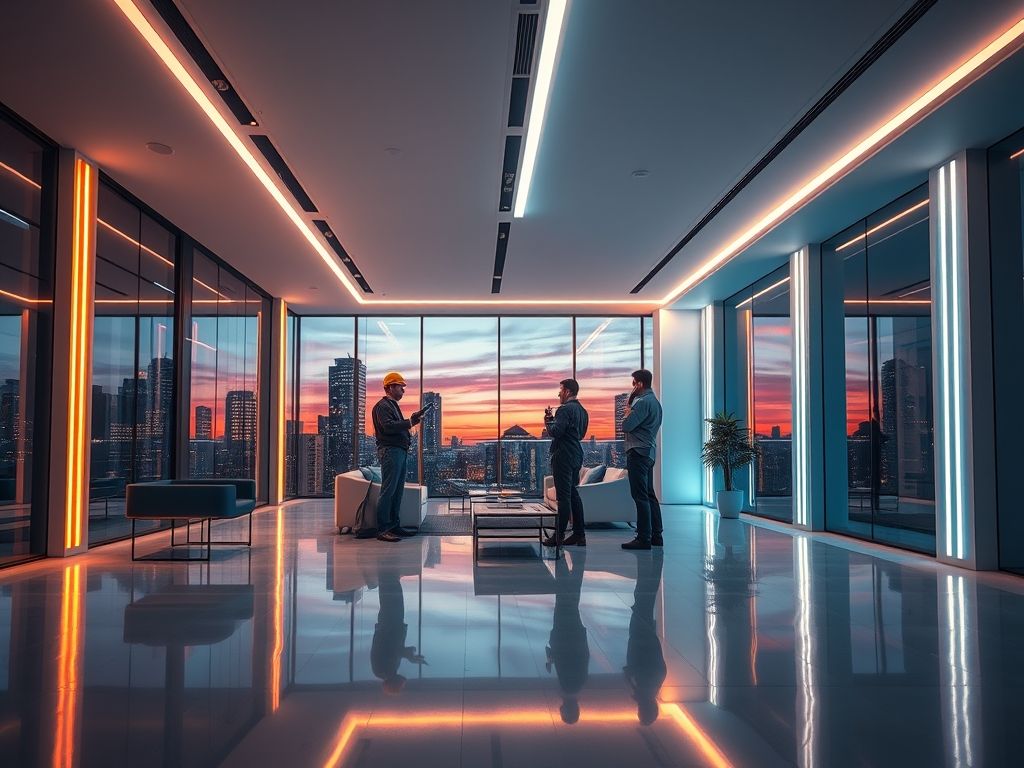 Como usar perfis de LED em projetos comerciais