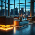 Como usar perfis de LED inovadores em móveis planejados