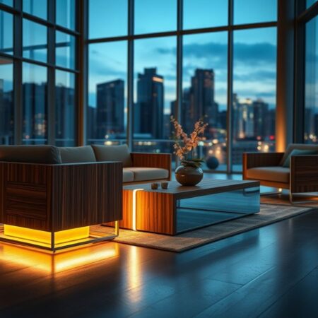 Como usar fitas de LED para criar efeitos de luz em móveis
