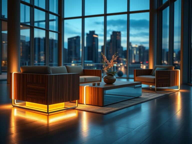 Como usar perfis de LED inovadores em móveis planejados