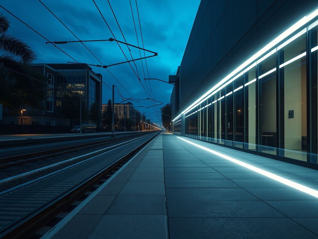 Diferença entre trilho eletrificado e calha de luz