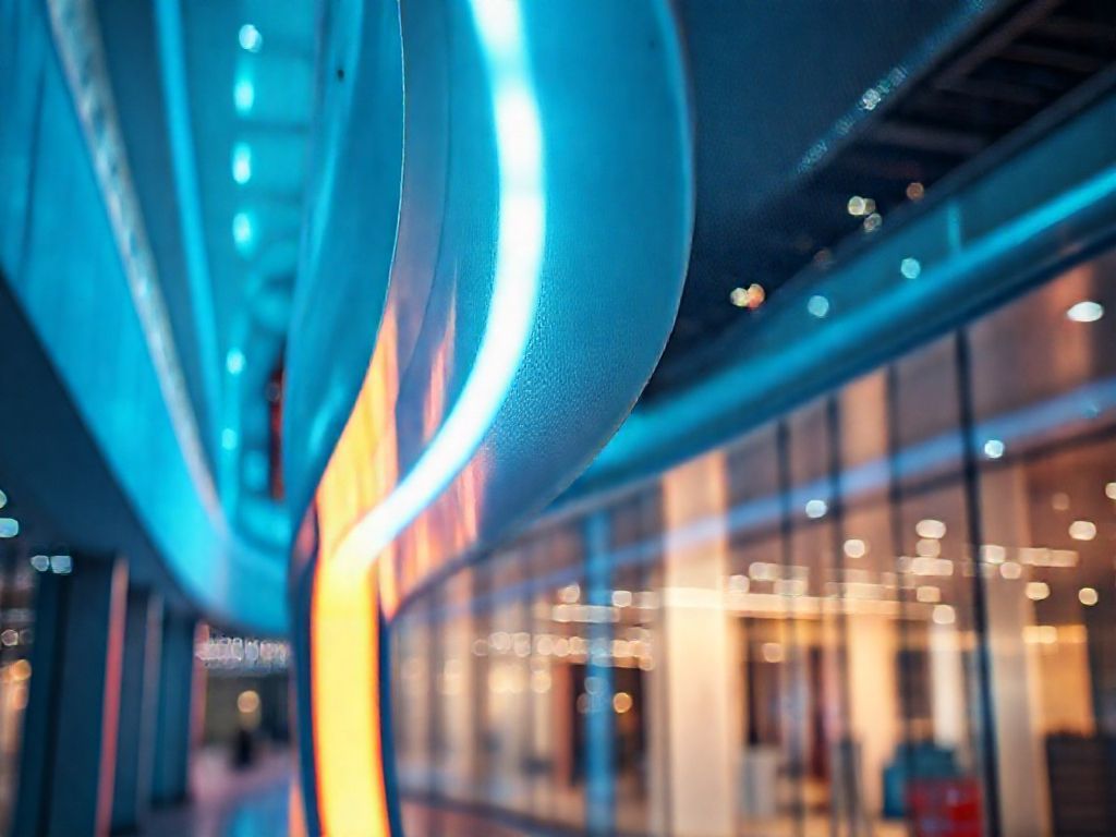 Guia de perfis de LED flexíveis para curvas arquitetônicas