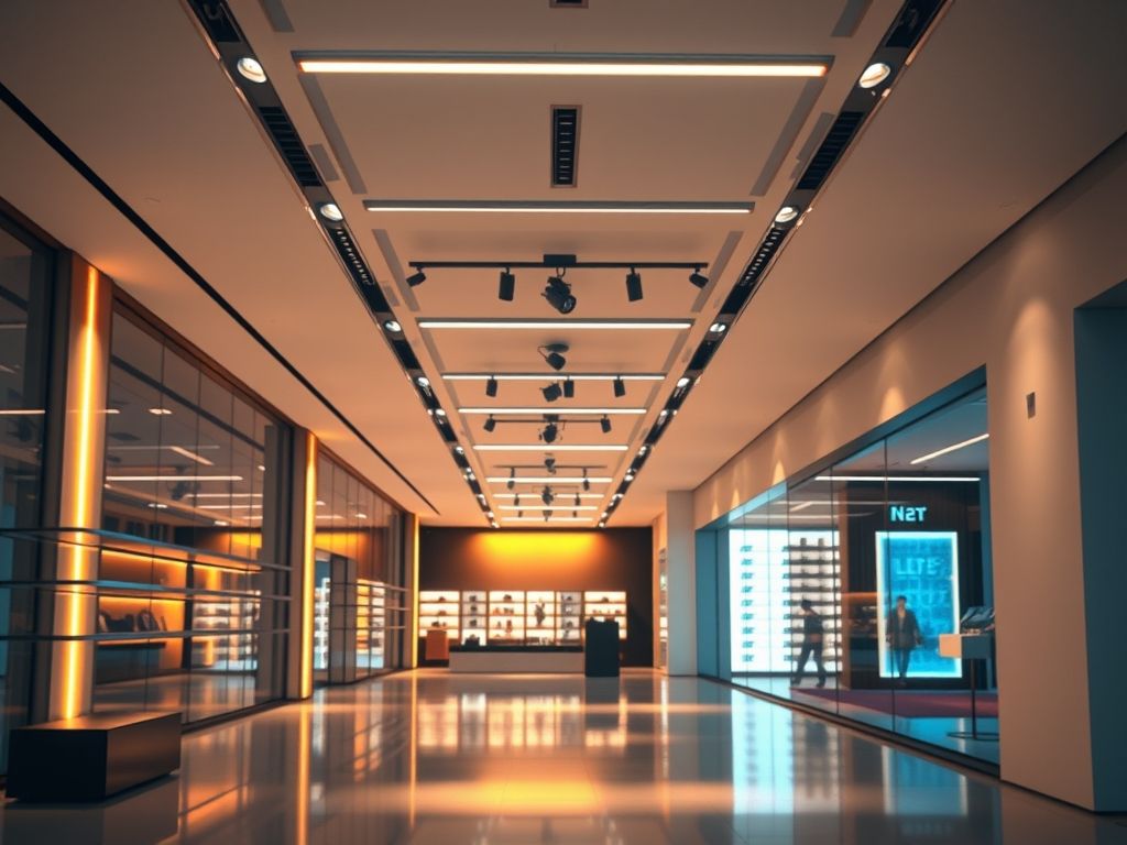 Iluminação comercial com LEDs embutidos: guia de instalação