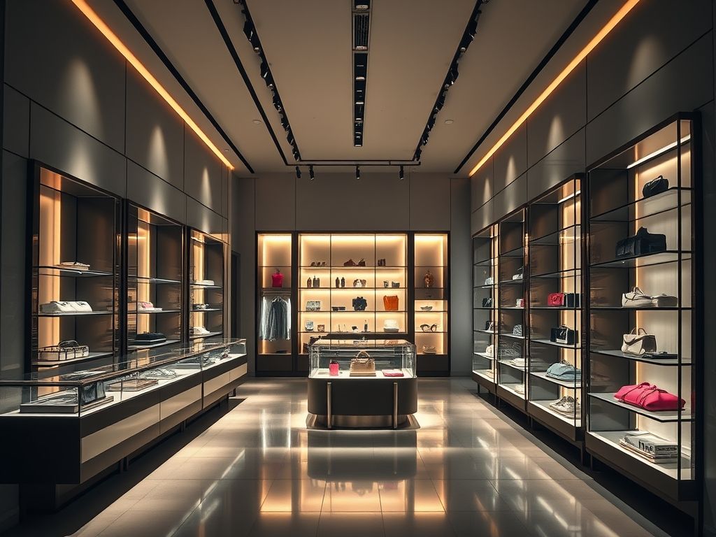 Iluminação de boutiques: ideias e tendências