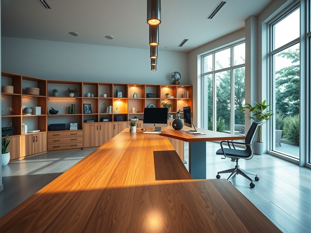 Iluminação ideal para home office