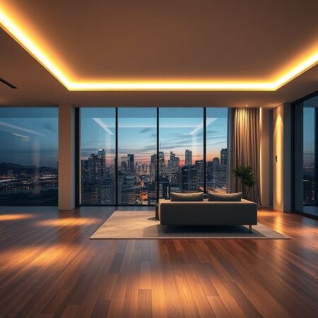 Como usar fitas de LED para criar efeitos de luz em tetos