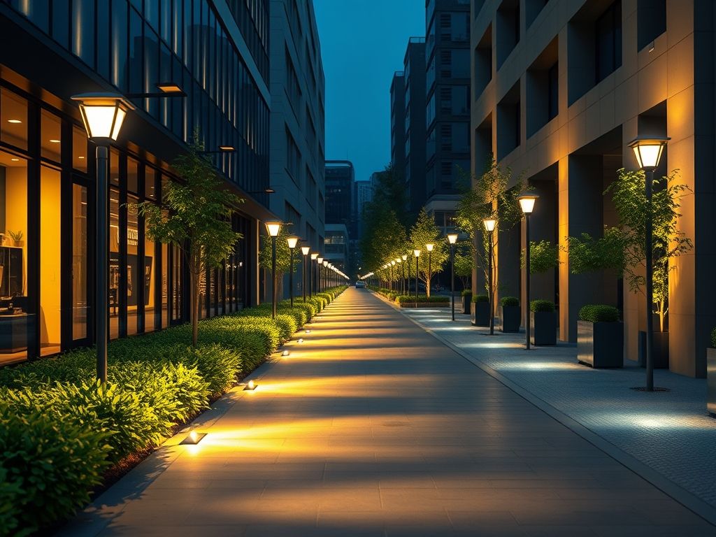 Iluminação inteligente em áreas externas: segurança e estilo