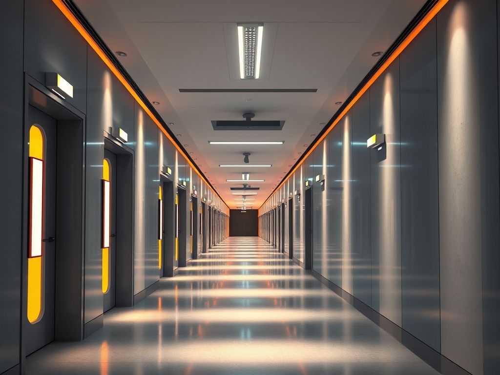 Iluminação inteligente para corredores: técnicas e ideias