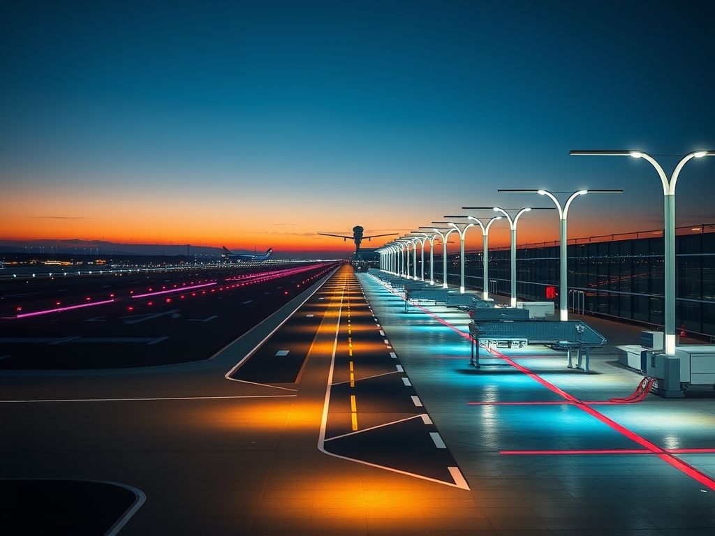 Iluminação para aeroportos