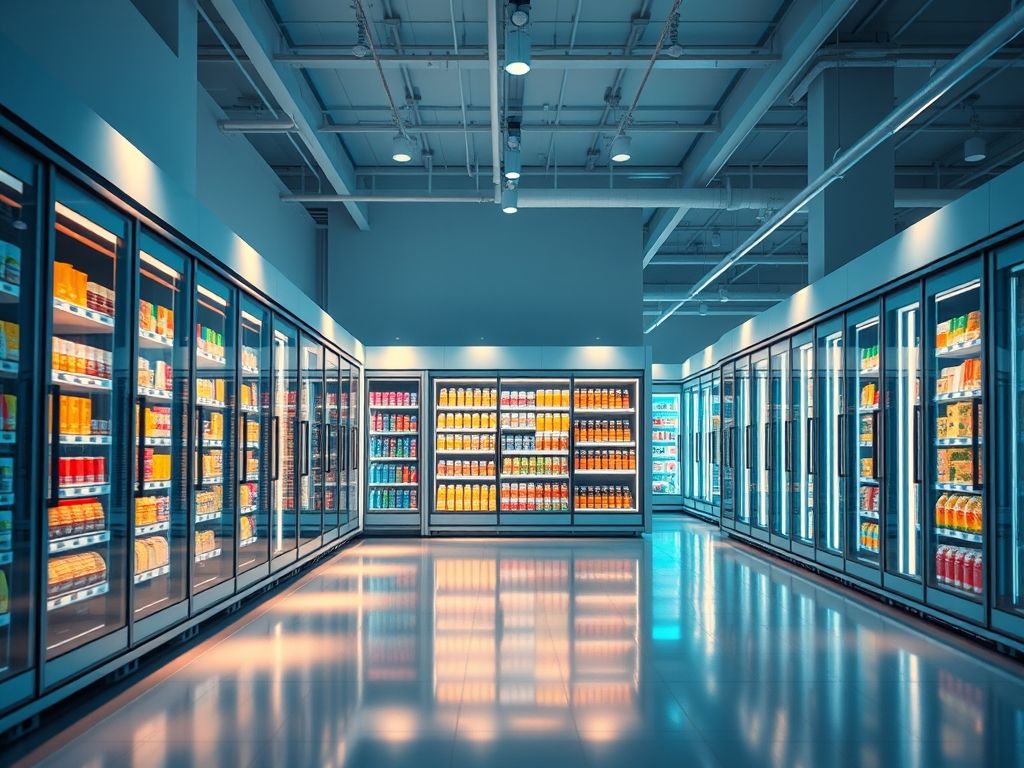 Iluminação para áreas de refrigeração