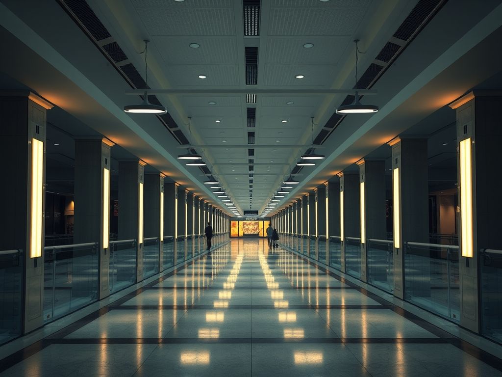 Iluminação para balcões de atendimento