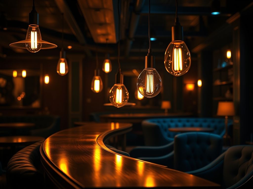 Iluminação para bares de jazz