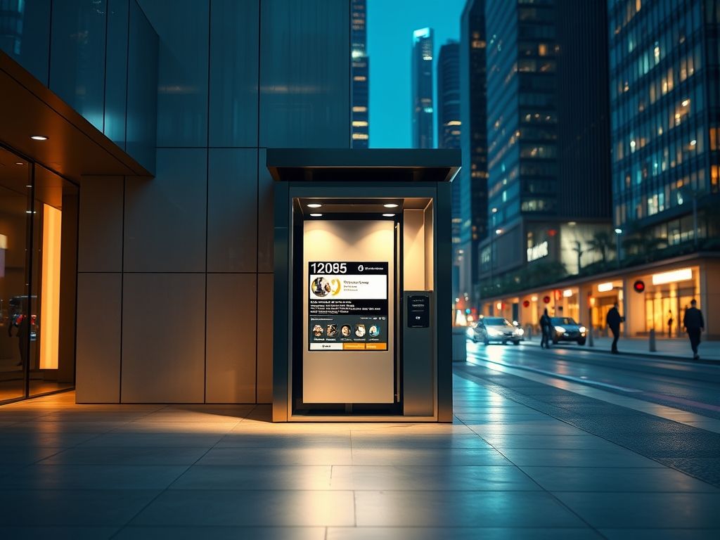 Iluminação para caixas eletrônicos