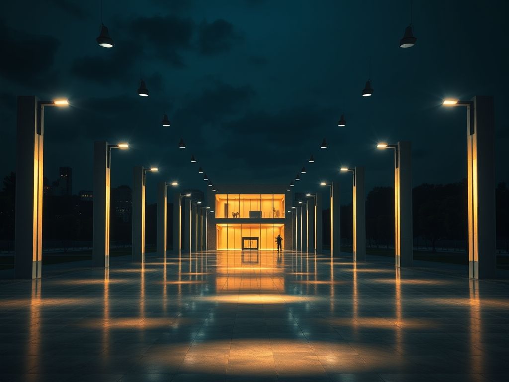 Iluminação para capelas comerciais