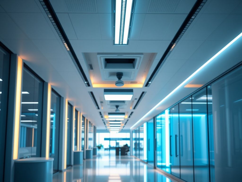 Iluminação para clínicas empresariais