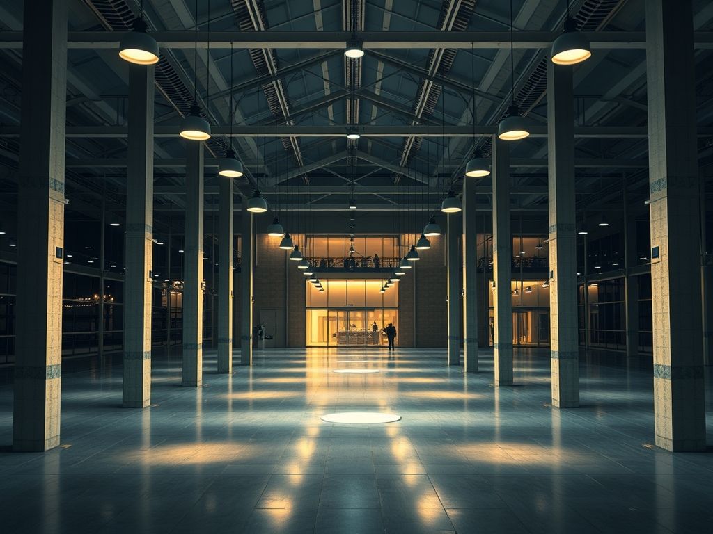 Iluminação para coworkings criativos