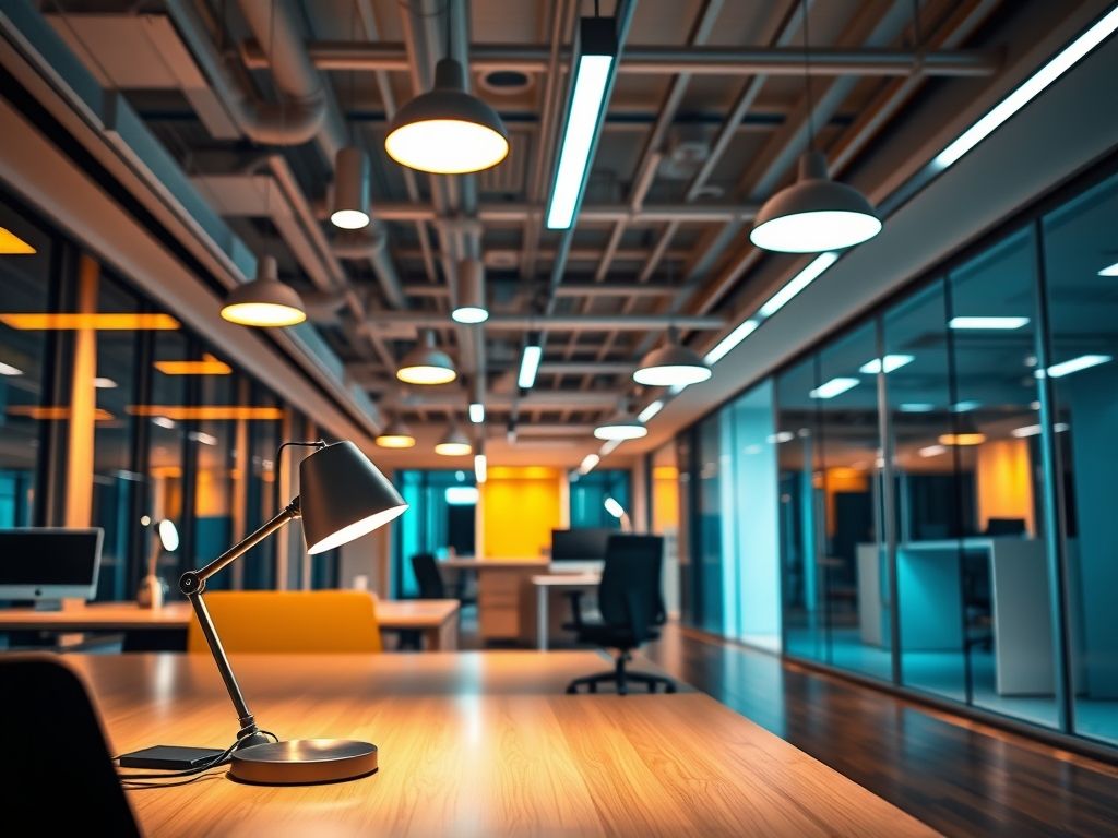 Iluminação para escritórios: como combinar funcionalidade e estilo