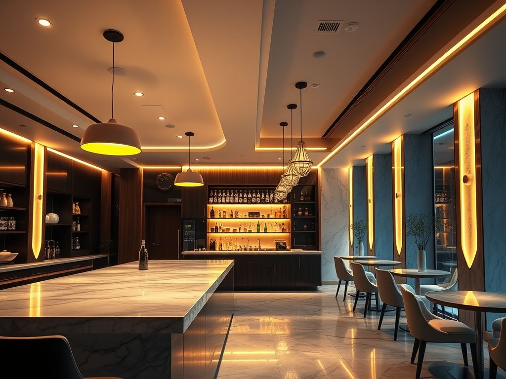 Iluminação para espaços gourmet - Fita de LED