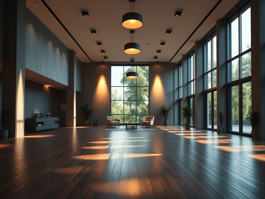 Iluminação para estúdios de yoga