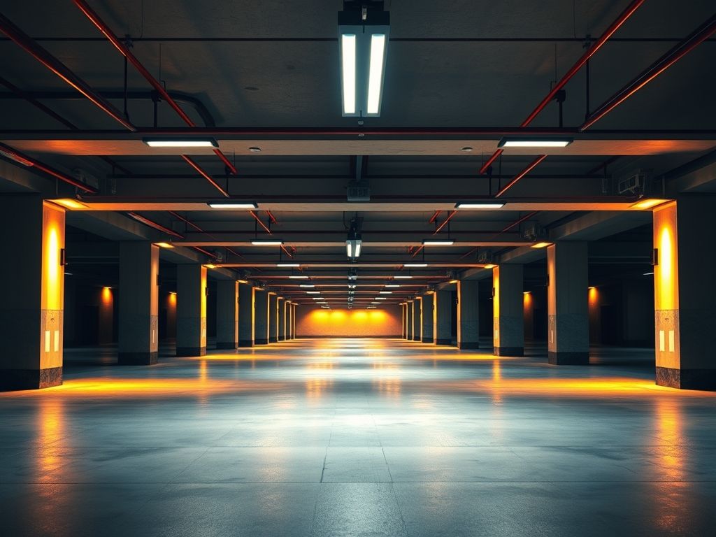 Iluminação para garagens
