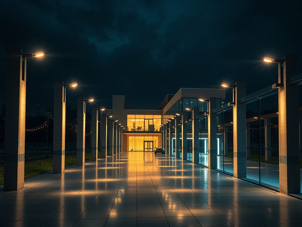Iluminação para hamburguerias