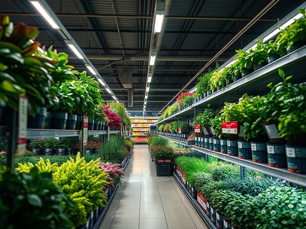 Iluminação para hortifrúti em supermercados