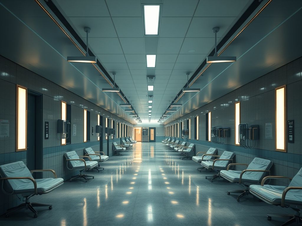 Iluminação para hospitais privados