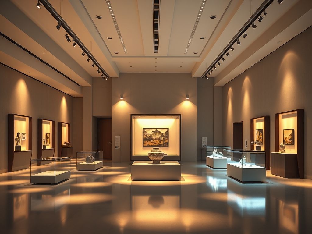 Iluminação para museus privados