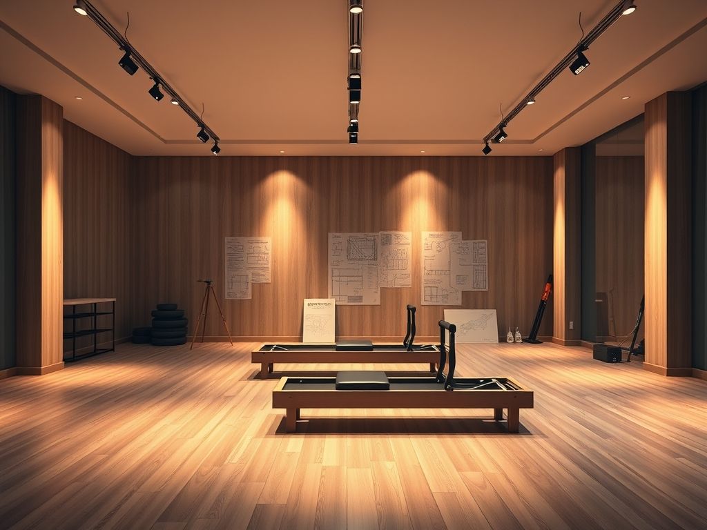 Iluminação para pilates