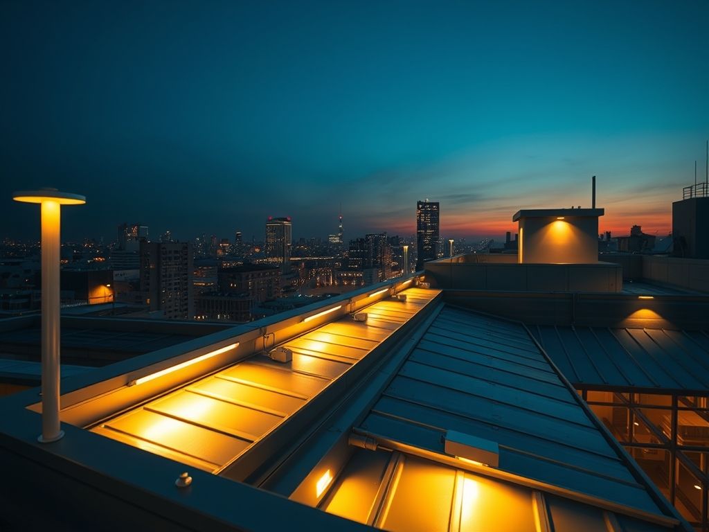 Iluminação para rooftops