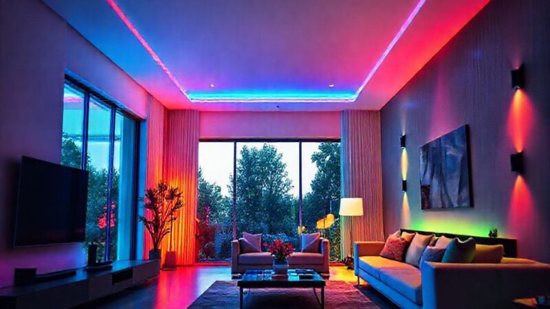 Fitas de LED RGB para ambientes coloridos: dicas práticas