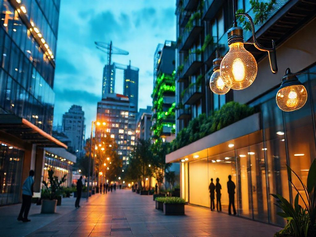Iluminação sustentável com lâmpadas recicláveis
