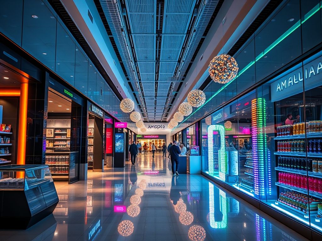 LED RGB para eventos em shopping