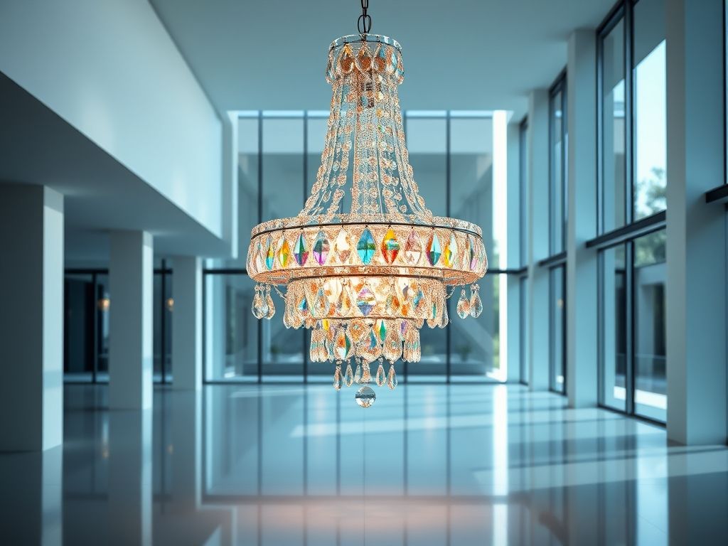 Luminária de cristal