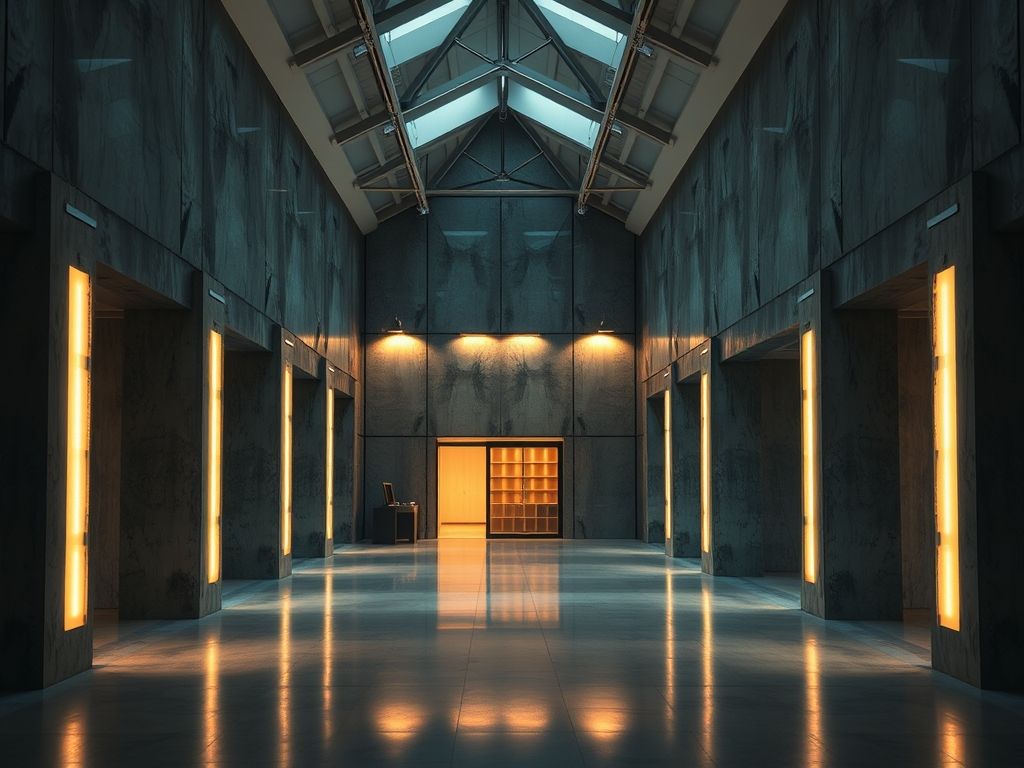 Luminária de embutir em gesso