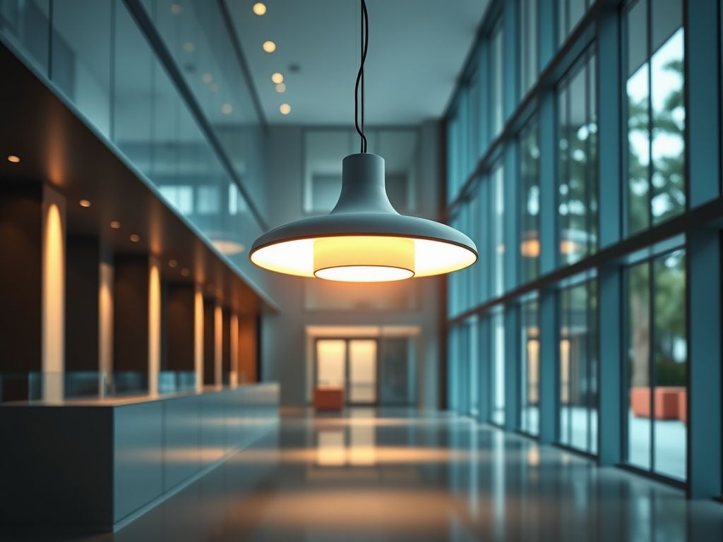 Luminária de LED inteligente
