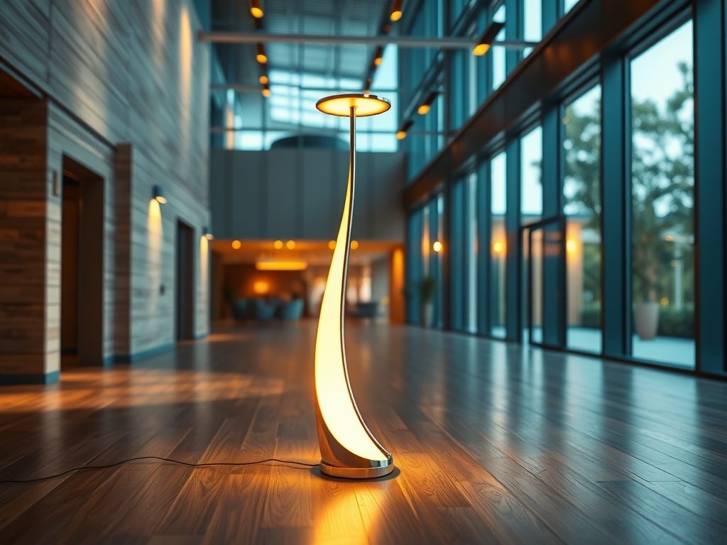 Luminária de piso