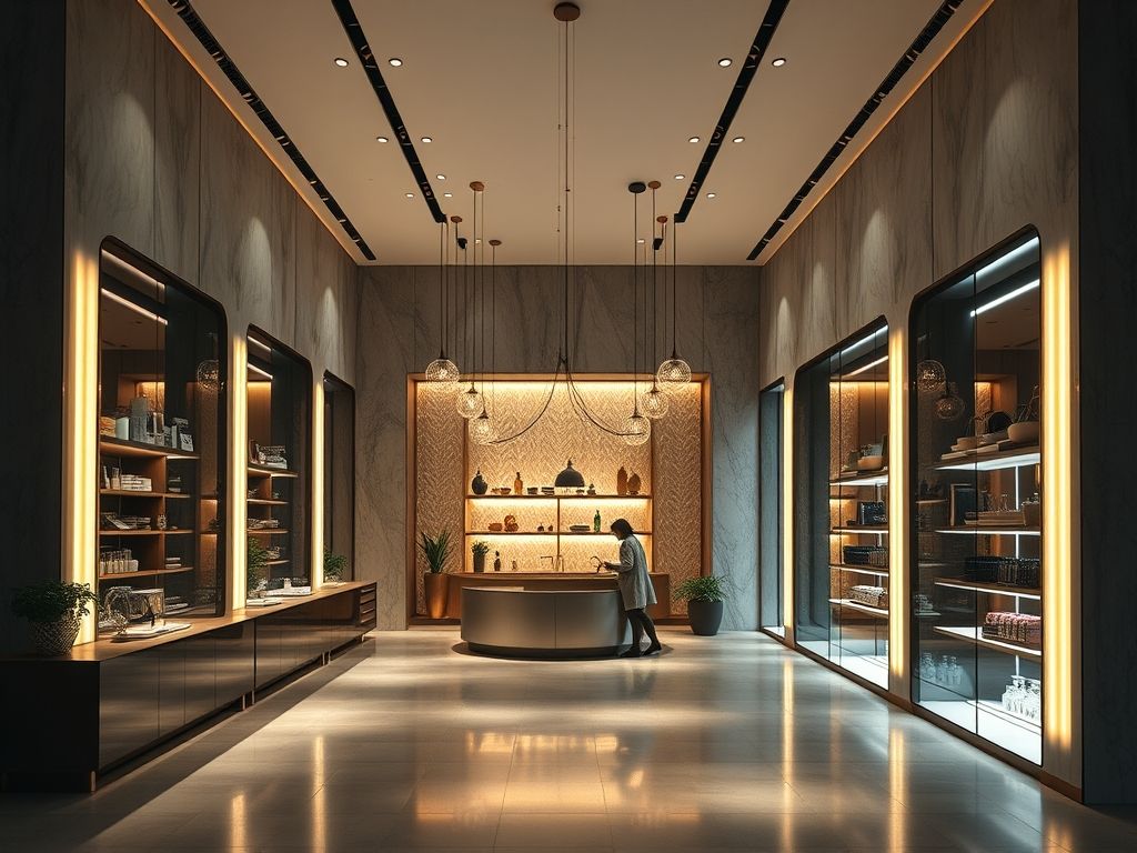 Luminária ideal para boutique