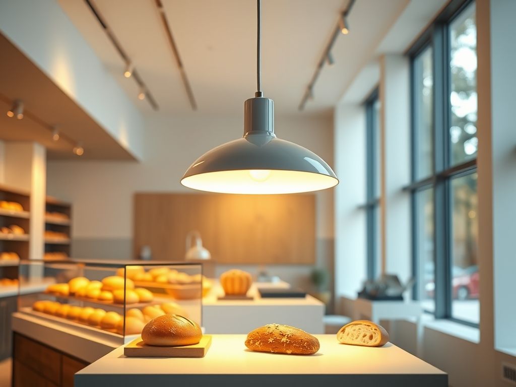 Luminária ideal para padaria