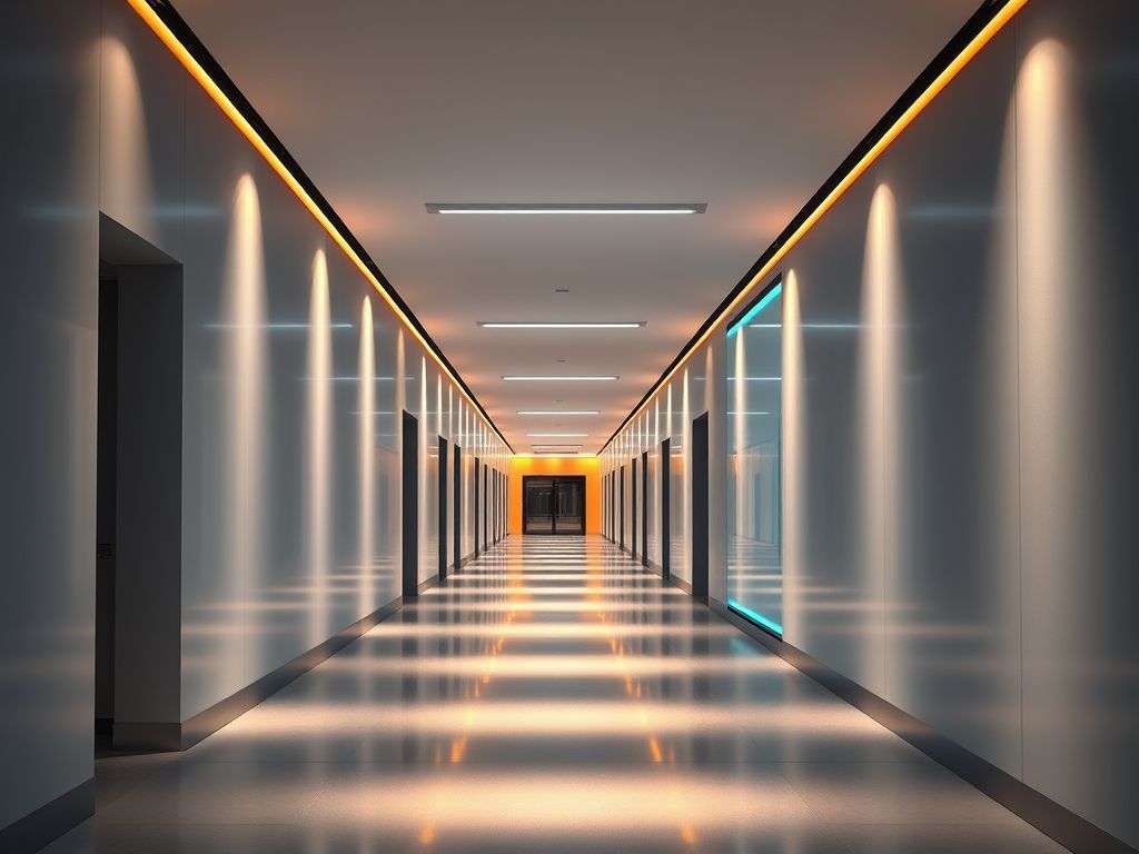 Luminária para corredores