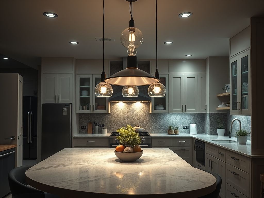 Luminária para cozinha americana