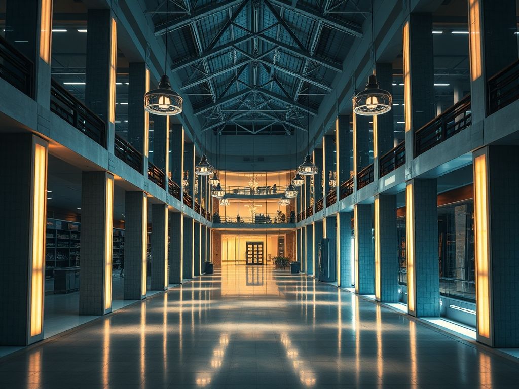 Luminária para escada