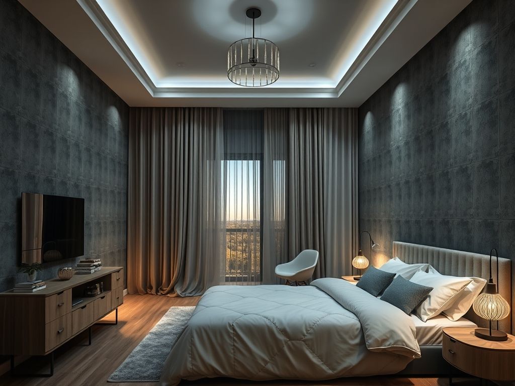 Luminária para quarto de casal