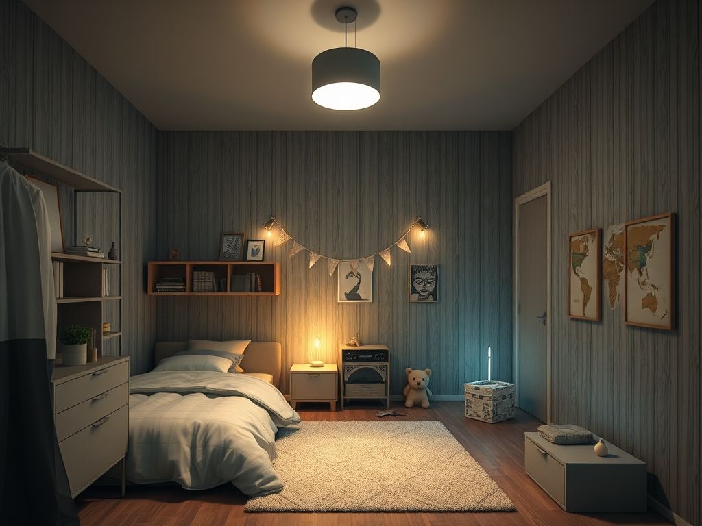 Luminária para quarto infantil