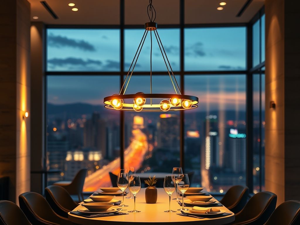 Luminária para restaurante