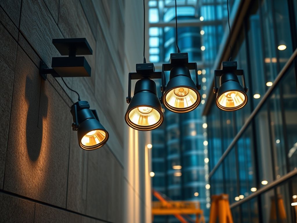 Luminárias articuláveis para iluminação de destaque